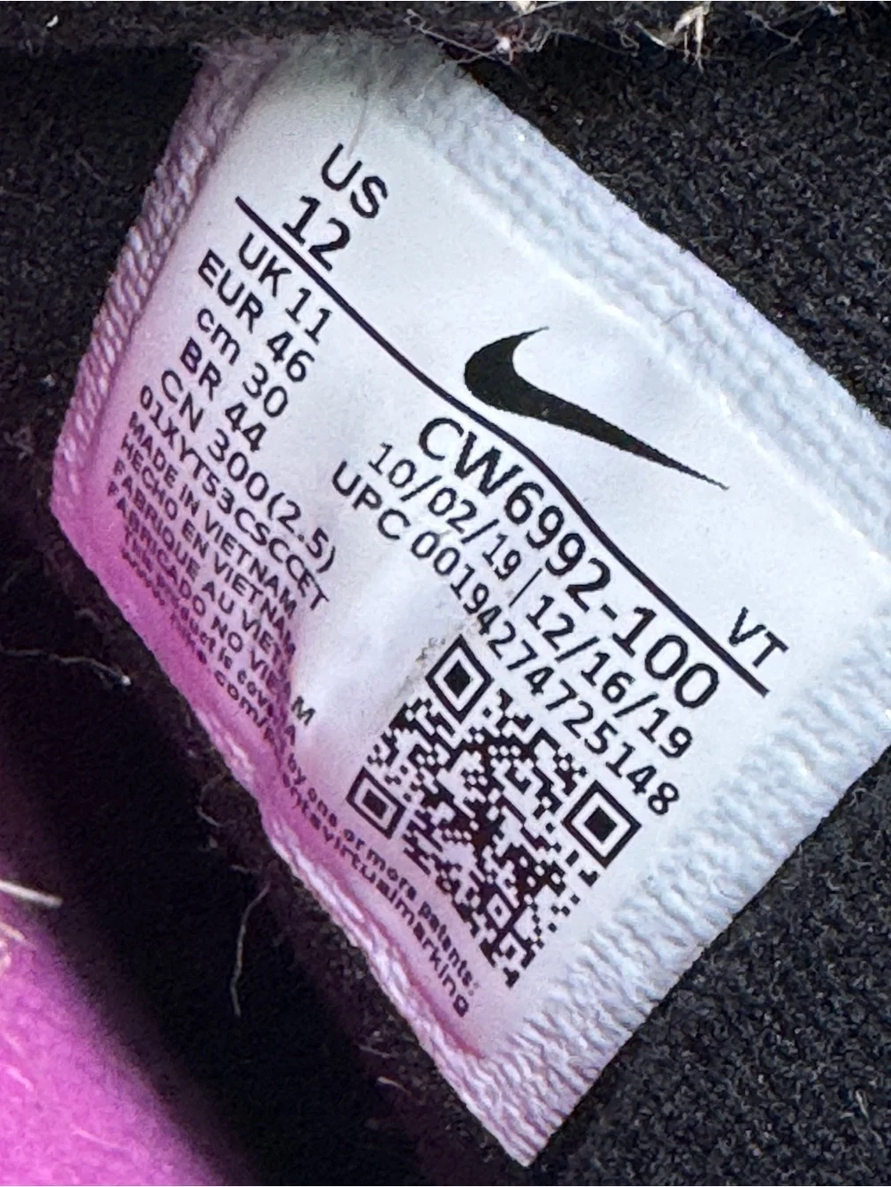 Nike Air Max 97 Active Fuchsia Running Shoes Men’s Size 12 CW6992-100